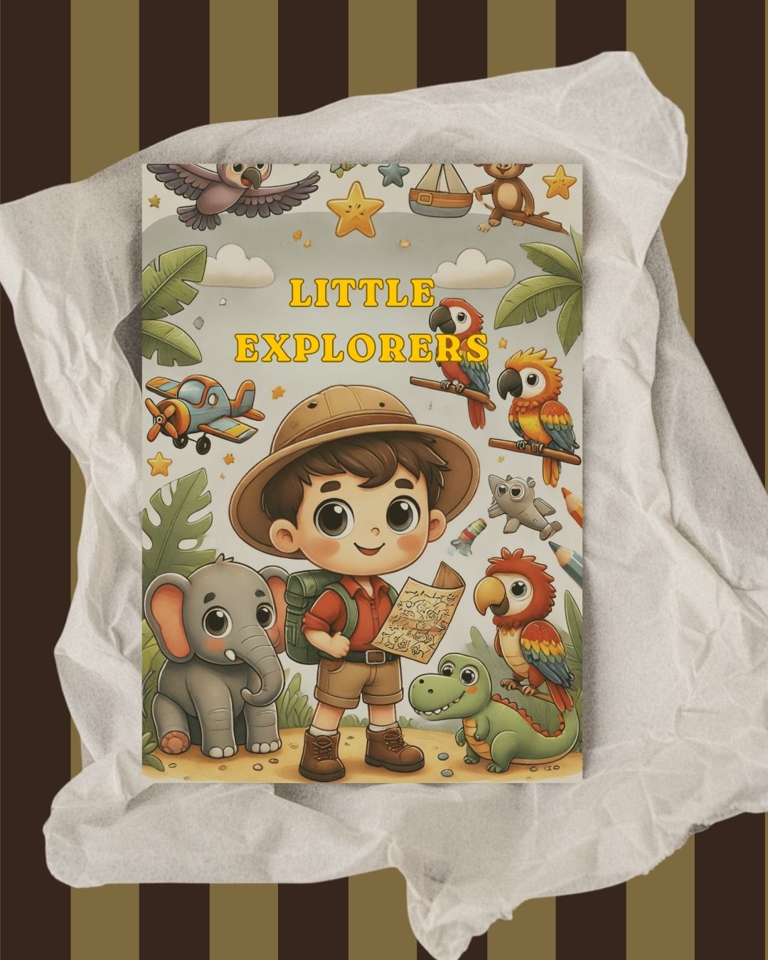 Eshop Little Explorers IMG Παιδικό Βιβλίο Ζωγραφικής “Little Explorers”
